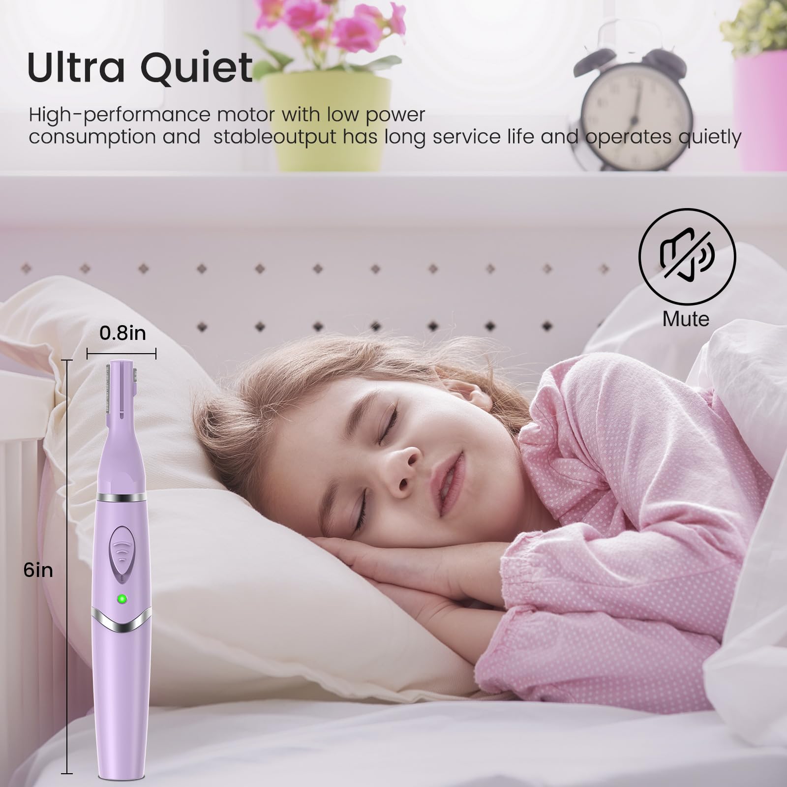 Yinowt 2-in-1 trimmer supports nose and eyebrows in one tool.