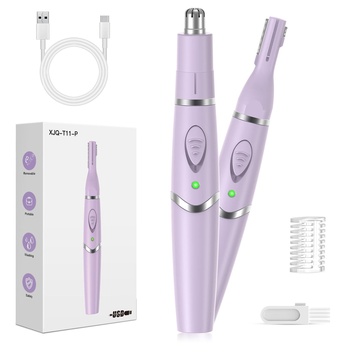 Yinowt ear-nose trimmer compact design for convenient on-the-go grooming.