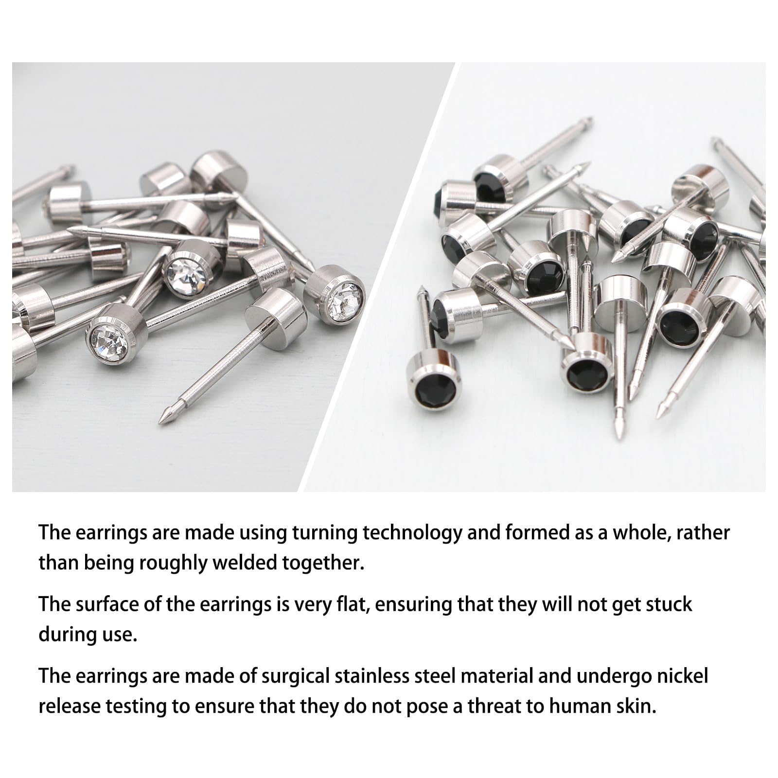 Aretes de moda con zirconia cúbica de YINPAD para estilo diario.