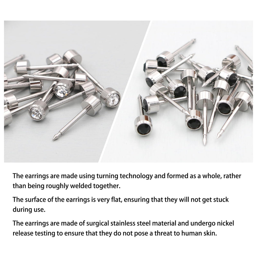 Aretes de moda con zirconia cúbica de YINPAD para estilo diario.