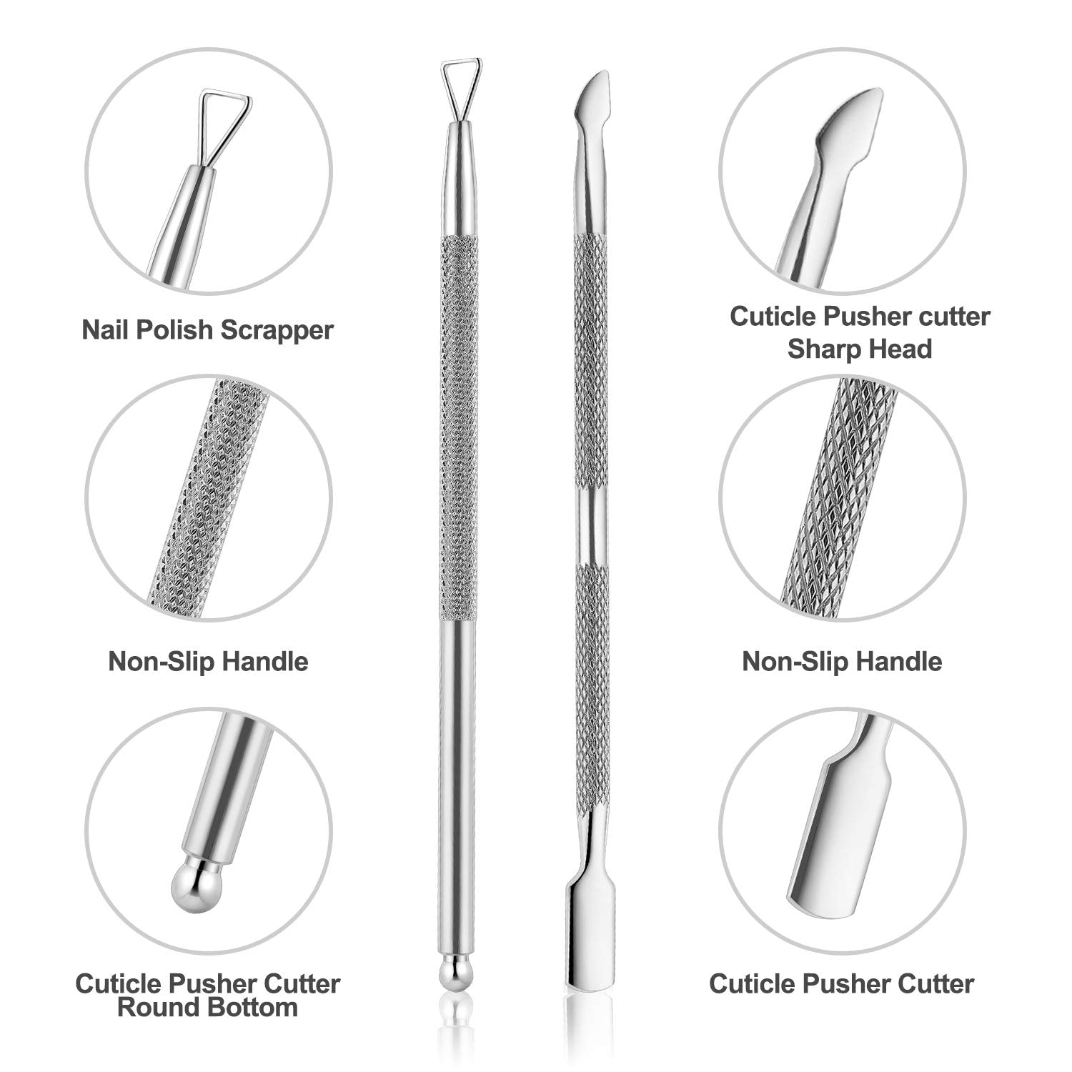 YINYIN cuticle cutter triangle head: precise gel polish cleanup