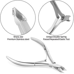 YINYIN cuticle pusher ergonomic handle: non-slip grip for comfortable maintenance