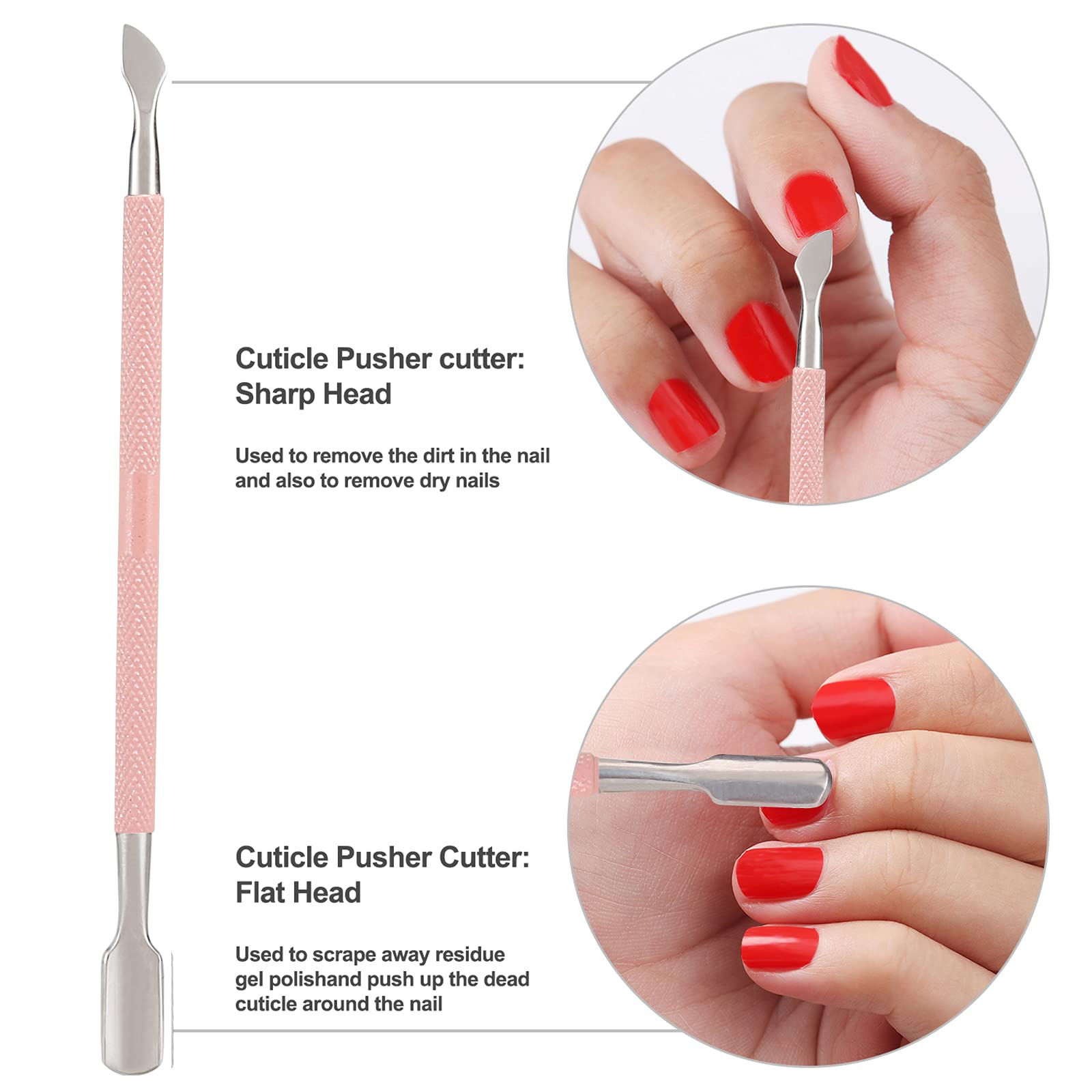 YINYIN cuticle tool in gift box keeps tools organized