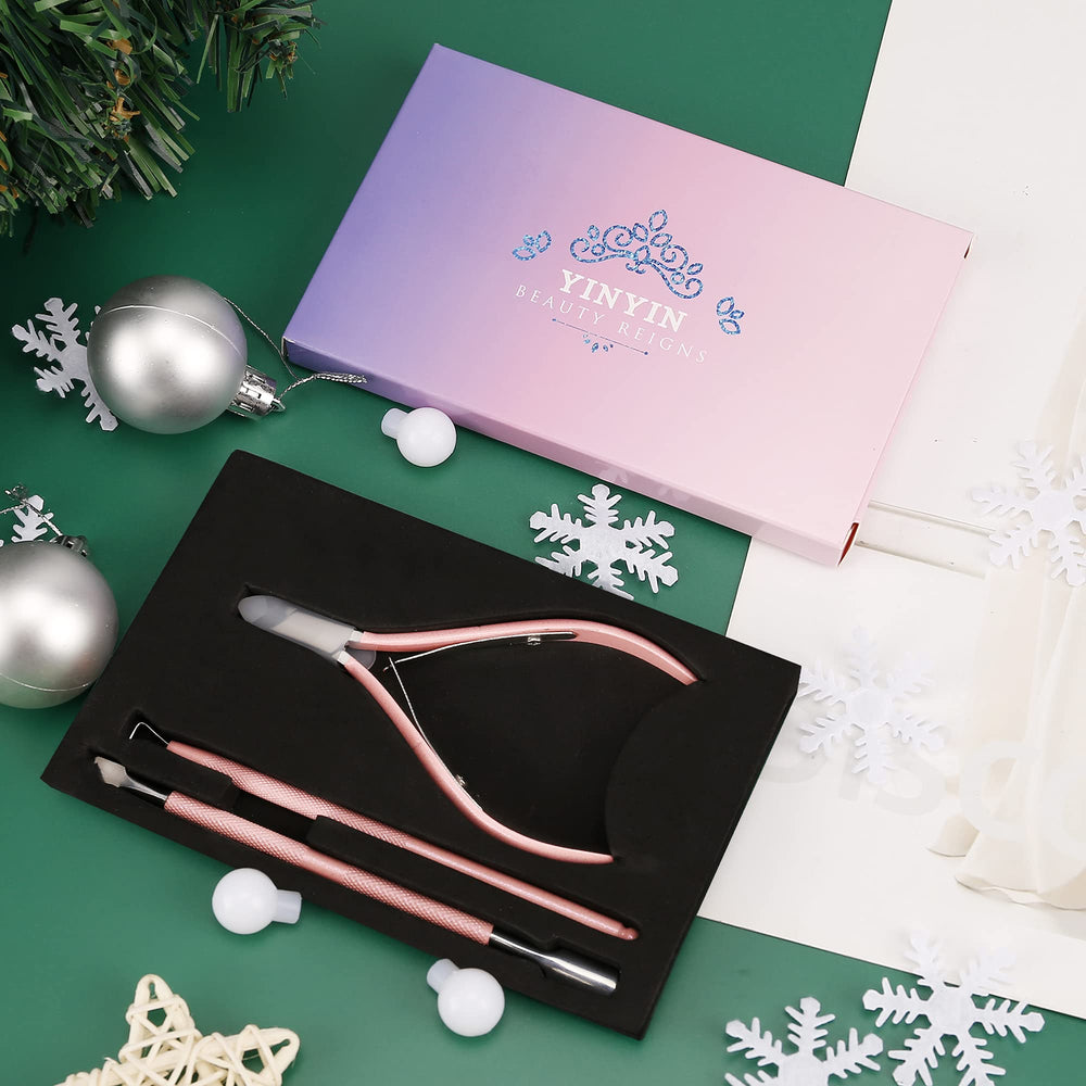 YINYIN travel friendly cuticle tool box for on the go grooming