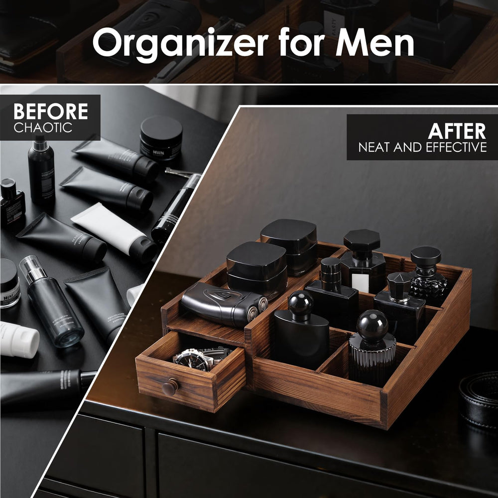YIOJOYD Cologne Organizer gift-ready packaging ideal for men.