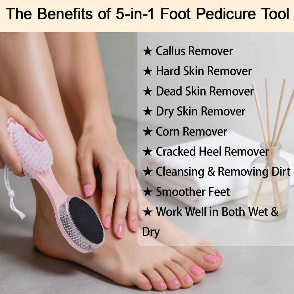 YIOYOODA foot cleaning brush helps remove debris between sessions.