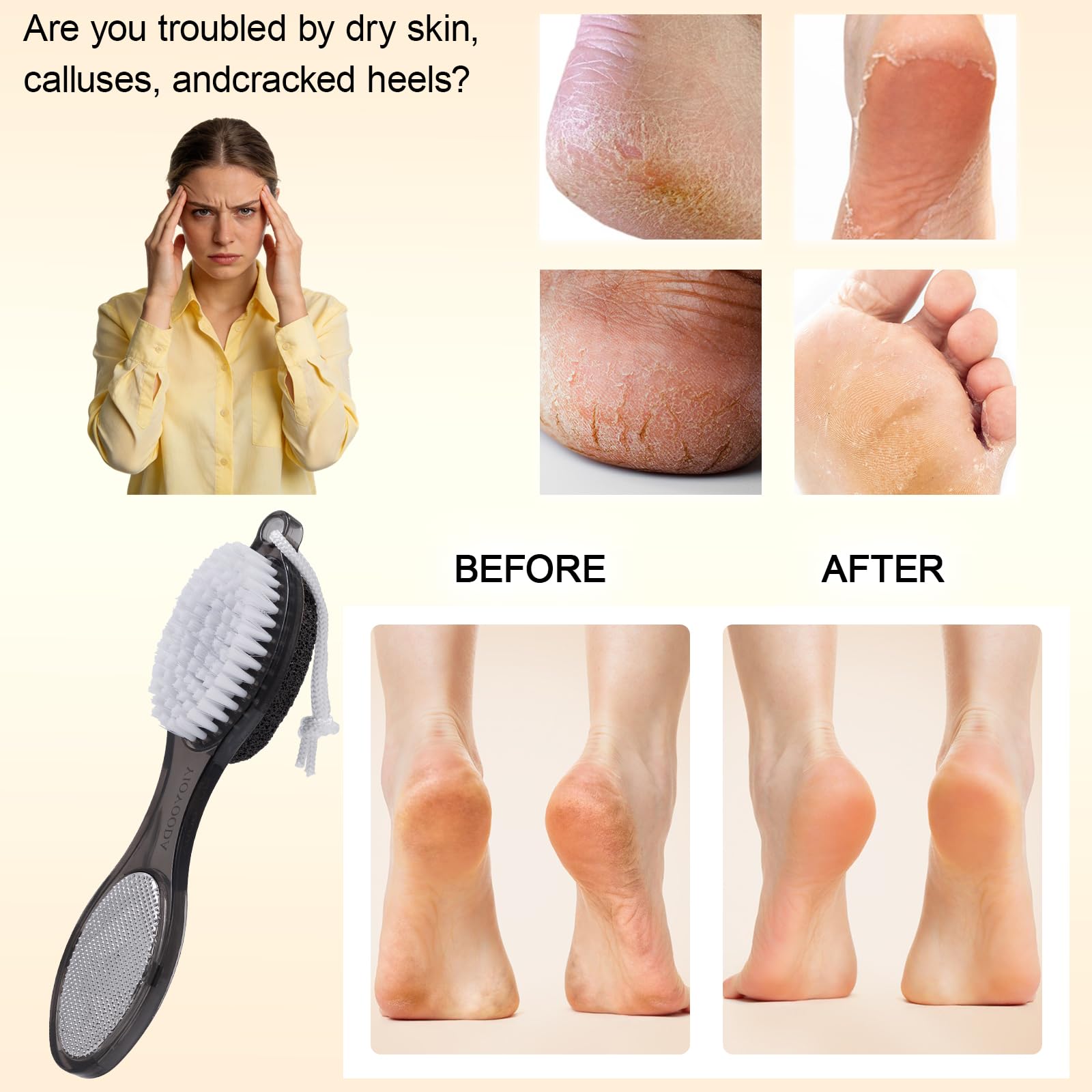 YIOYOODA pumice stone for gentle, effective exfoliation
