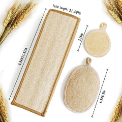 YIQINGJIE exfoliante de espalda doble cara, comodidad y alcance de zonas difíciles.