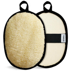 YIQINGJIE natural shower loofah sponge for gentle body exfoliation and clean skin