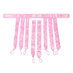 YiQiYi headband with fixed and removable straps for flexible curl sizes
