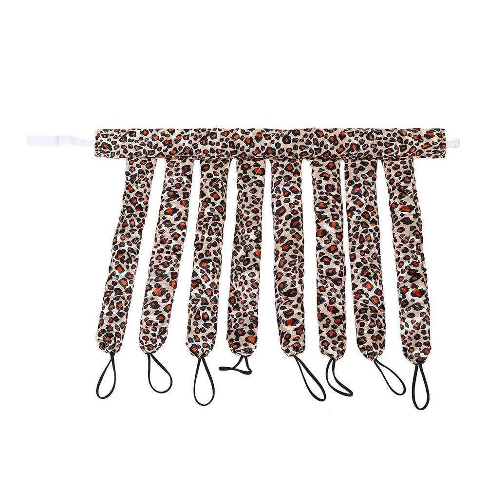 YiQiYi satin heatless curl band closeup highlights smooth fabric and comfortable wear.