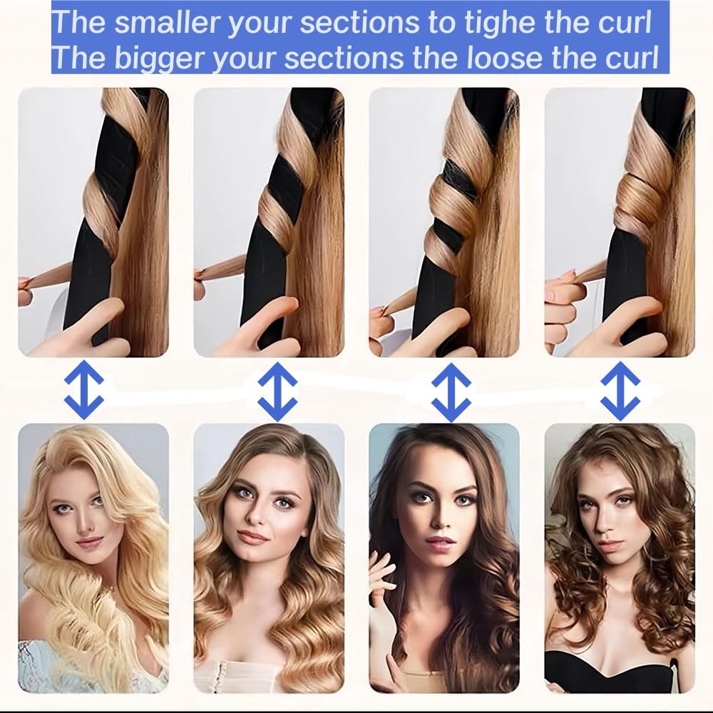 YiQiYi soft satin material offers comfortable, non-toxic curling experience