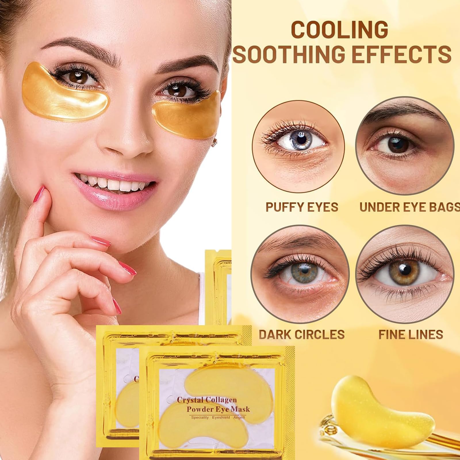 Yishifa under-eye patches ready for refreshing care