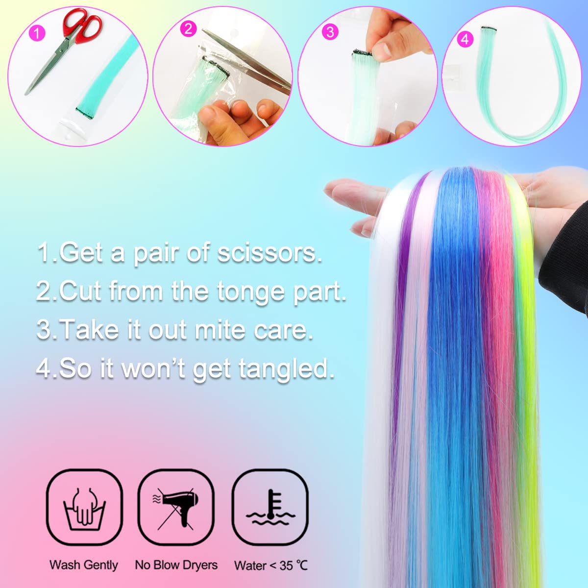 YISIKUNNUO care guide image highlighting simple maintenance
