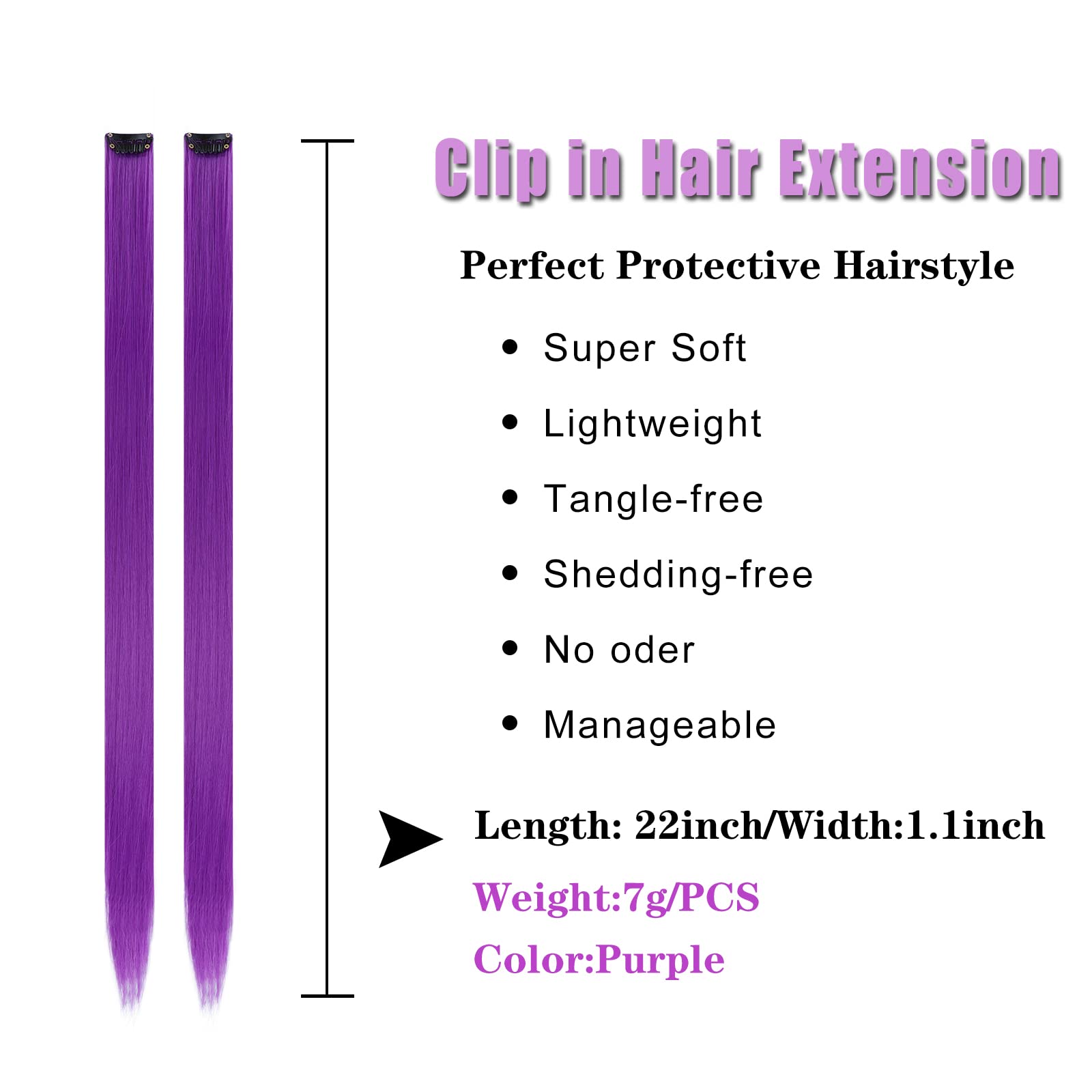 YISIKUNNUO clip-in hair application guide showing quick styling