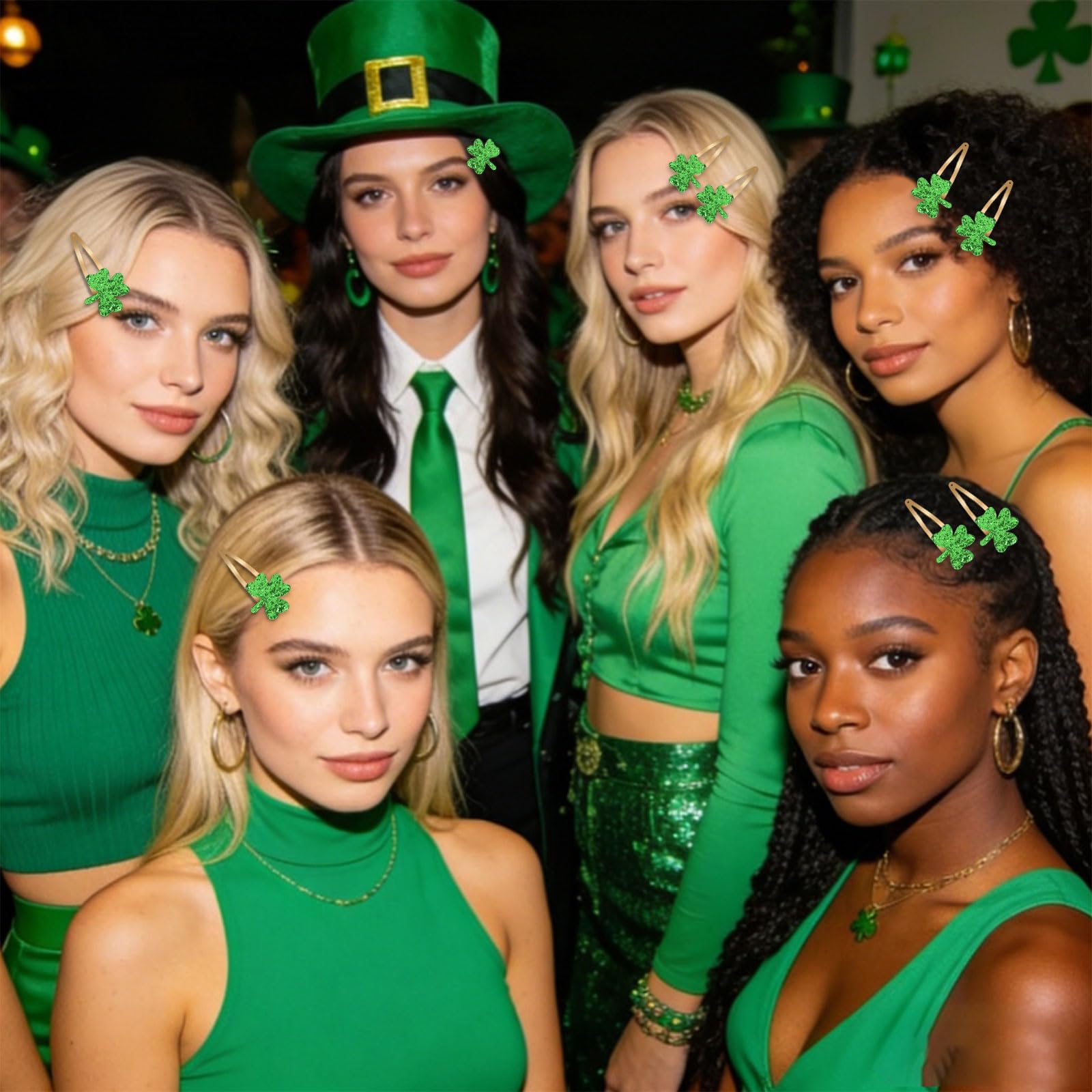 YISSION festive hair accessory for St. Patrick's Day looks