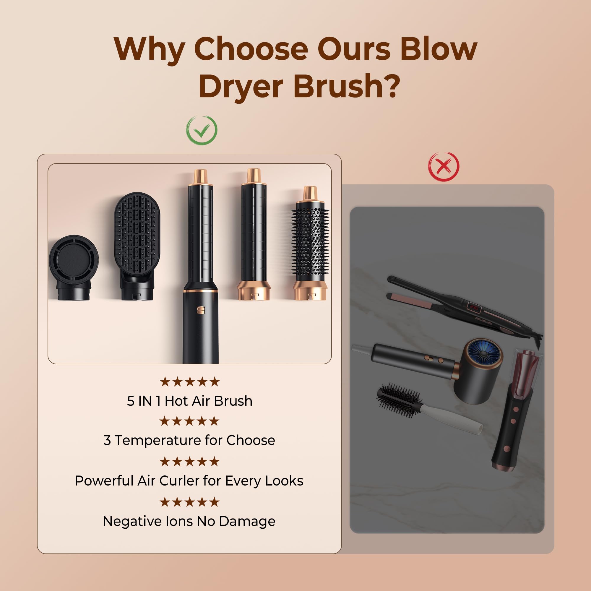 Yitrust three temperature settings tailor styling to hair type