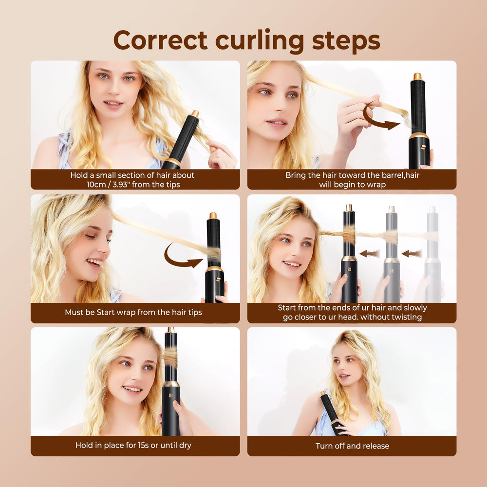 Yitrust travel-ready detachable curler for on-the-go styling