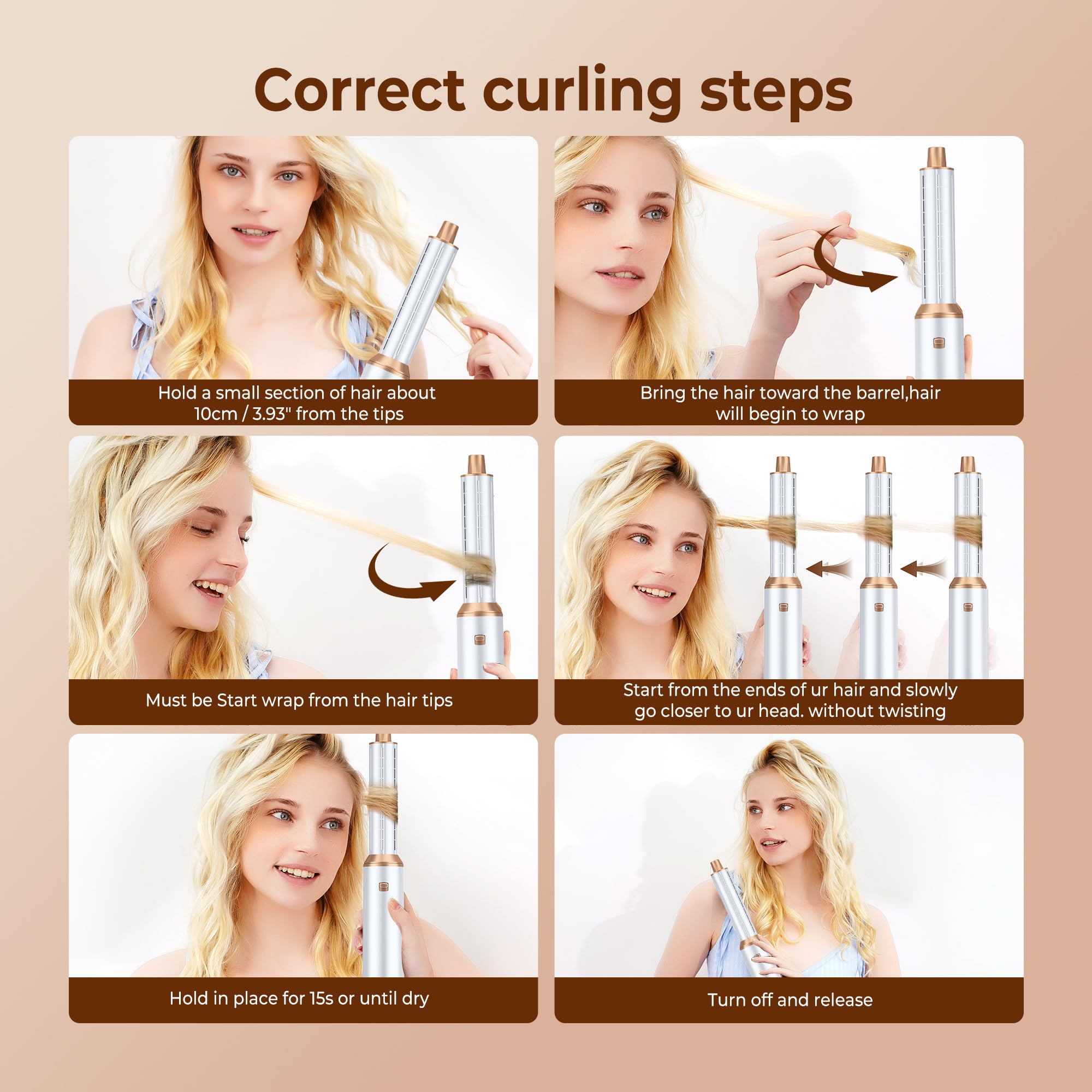 Yitrust ceramic coated bristles to smooth static and frizz