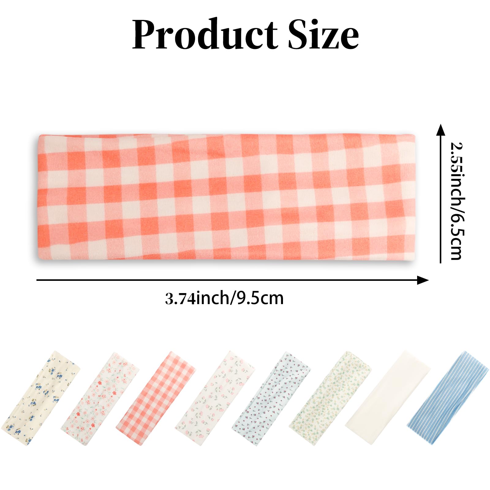 Yiwafu elastic sweat headbands; moisture absorption for sports and running.