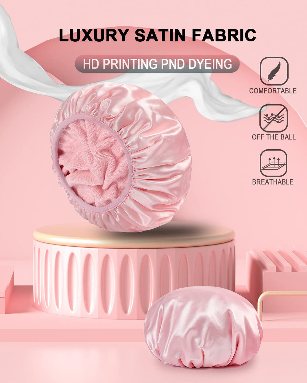 Multi-use bathroom cap from YIZIJIZI for shower and more