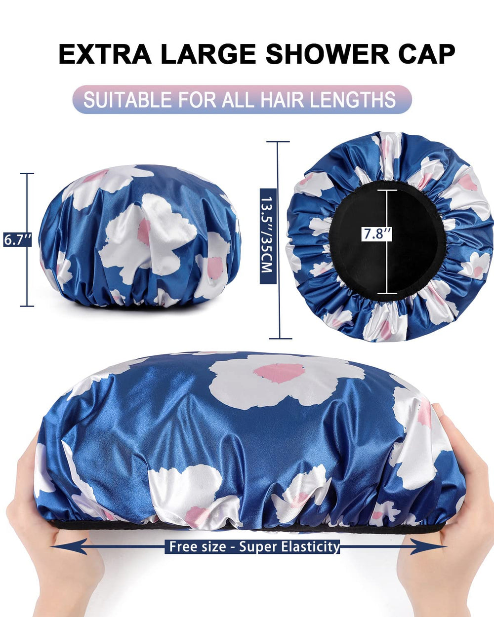 YIZIJIZI wide elastic band stays in place without pulling