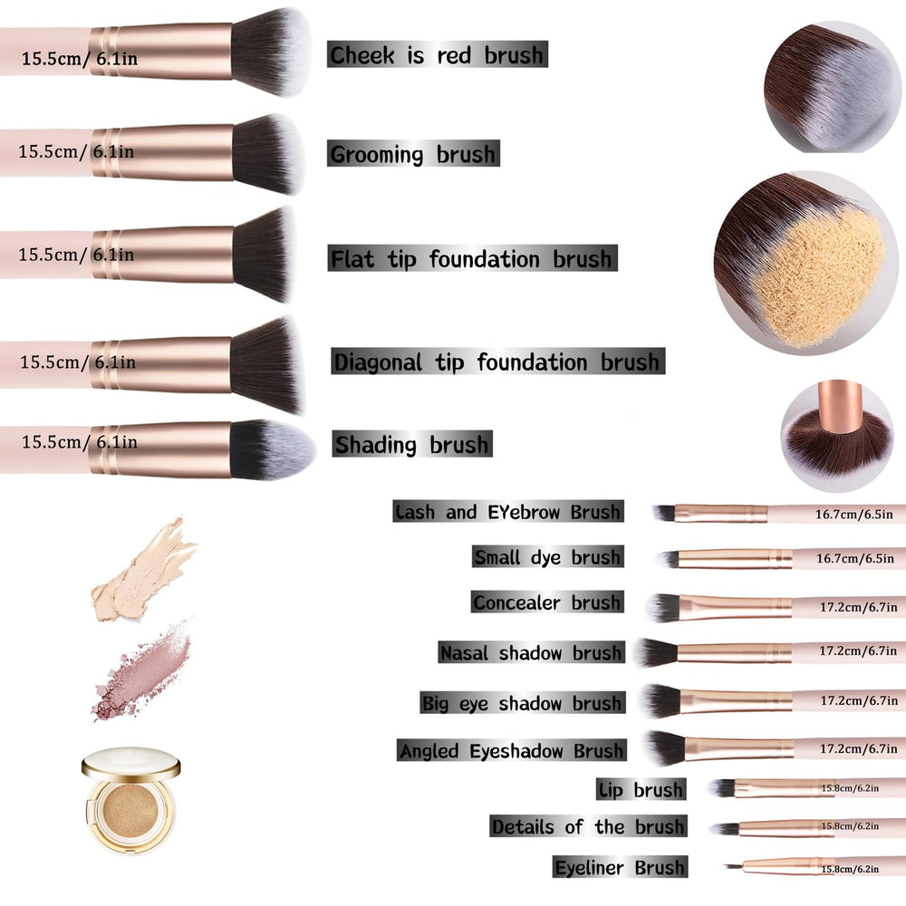 YJ-Anyue pink eyebrow brush for shaping and definition
