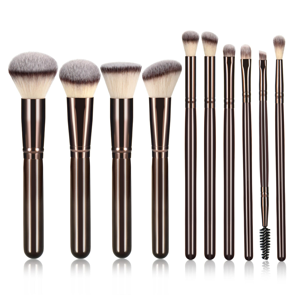YJ-Anyue powder brush with wooden handle for even powder application
