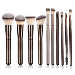 YJ-Anyue powder brush with wooden handle for even powder application