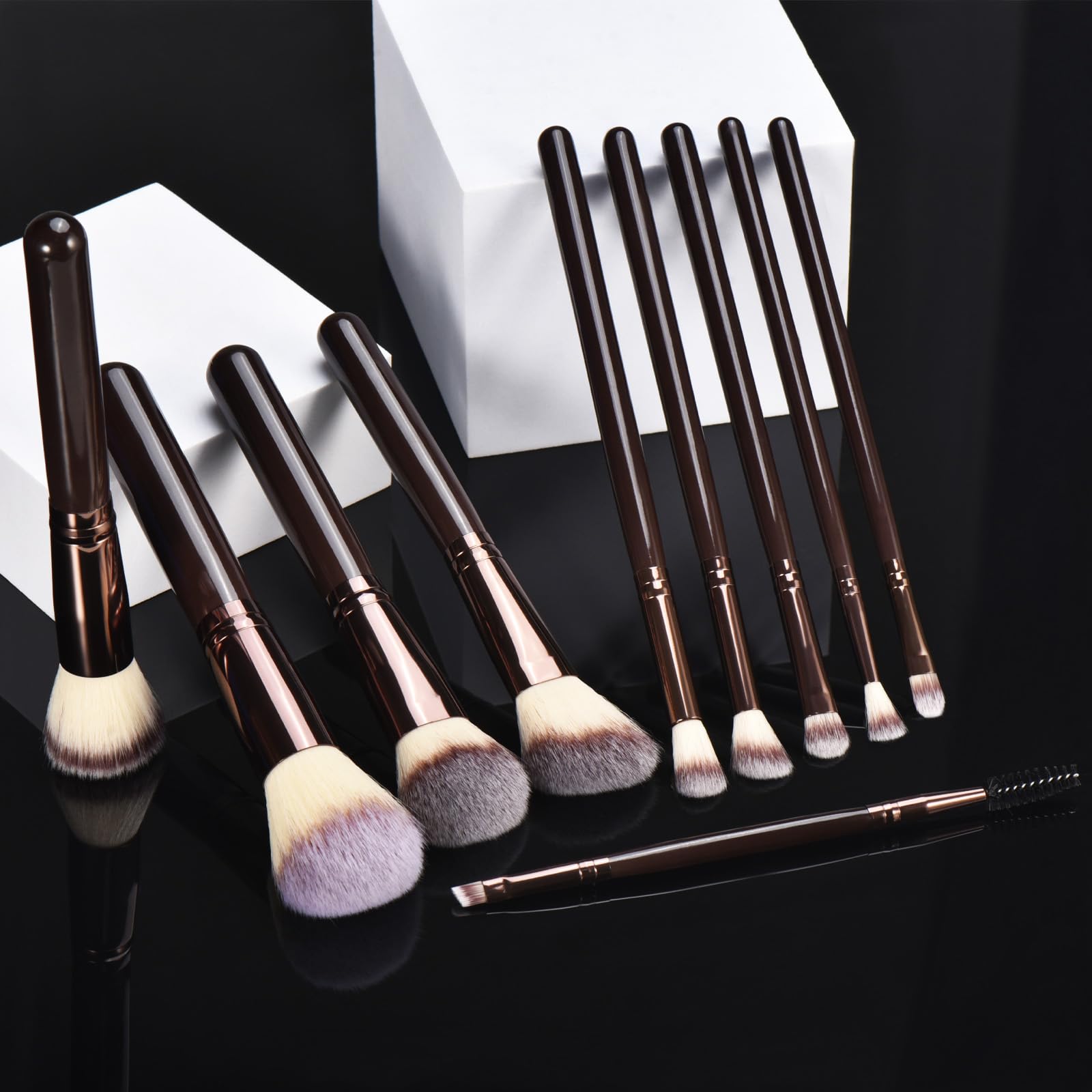 YJ-Anyue soft synthetic bristles for smooth makeup pickup