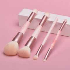 YJ-Anyue pink dual-ended powder brush for a soft, natural finish