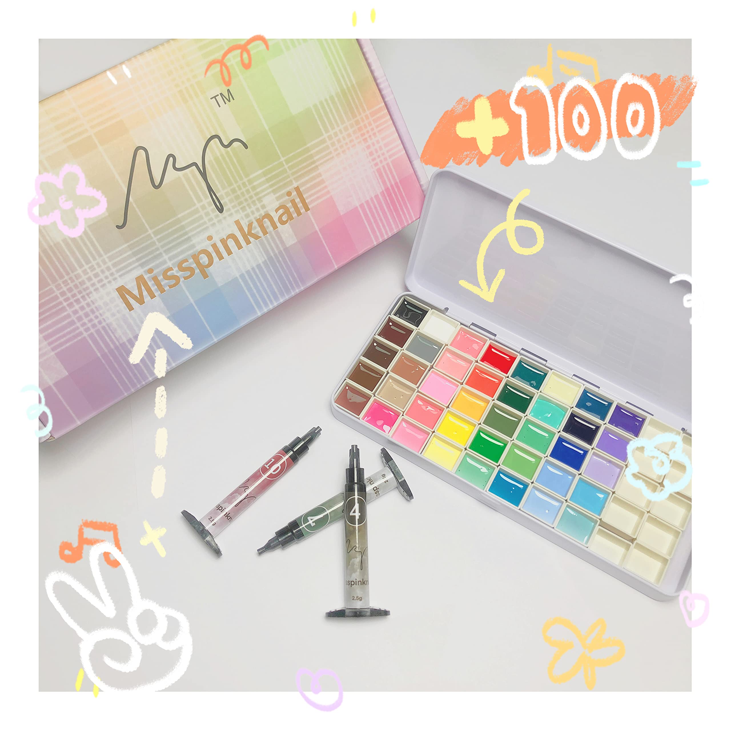 YJMyujimi gel palette color mixing lets you blend hues for unique tones.