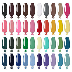 YJMyujimi gel palette painting action demonstrates easy gel control for precise nail art.