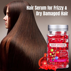 YKJHCSL Podafu capsules closeup highlighting nourishing oils for frizz control.