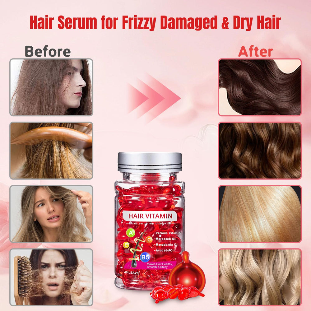 YKJHCSL Podafu vitamins capsules closeup hinting essential nutrients for healthy hair.