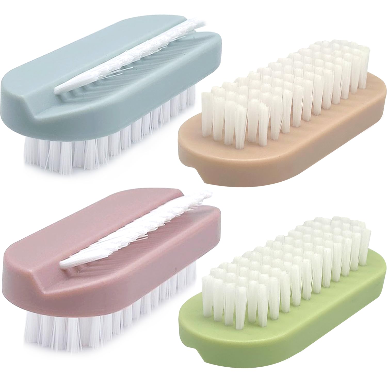 Ylijxqc nail brush two-sided design cleans nails and under-nail dirt