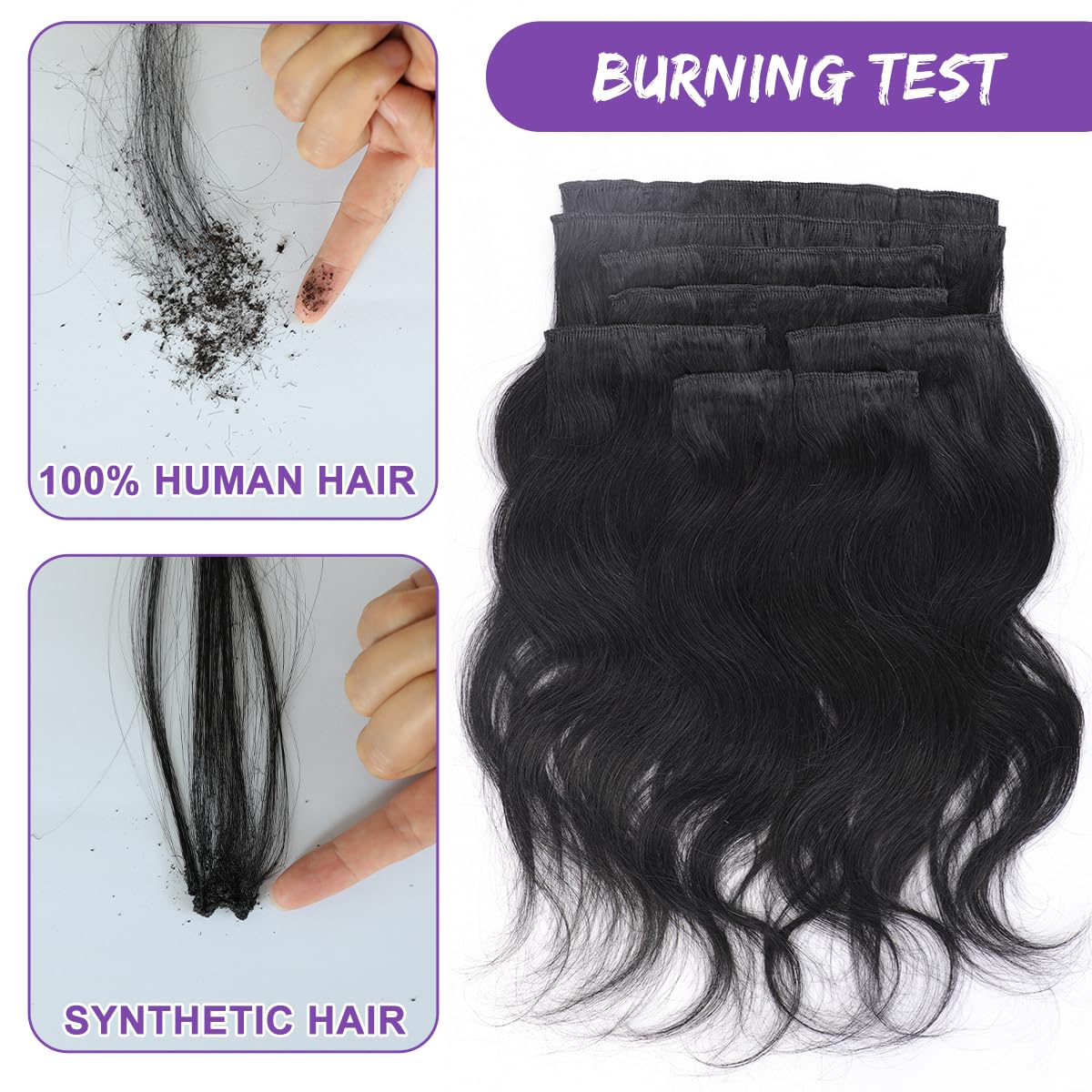 Double-weft detail in YLNVD extensions for smoother wear