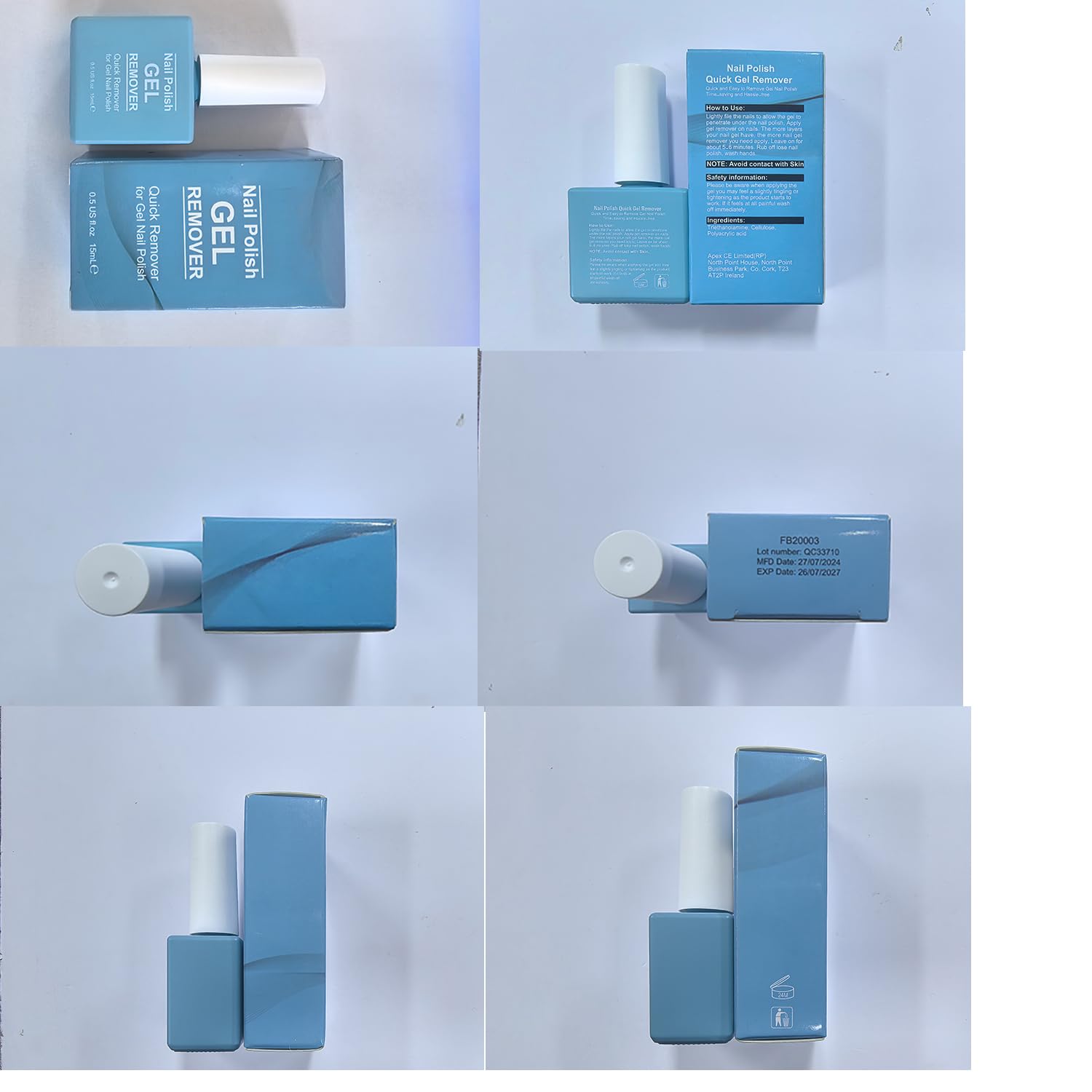 YLXYZUAD Regalo perfecto para cuidado de uñas en casa.