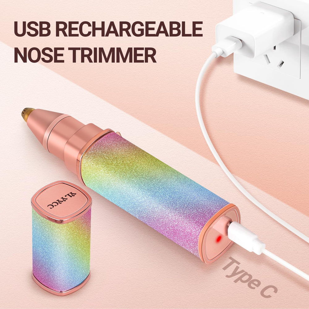 YLYYCC built-in LED light reveals stray hairs for precise grooming.