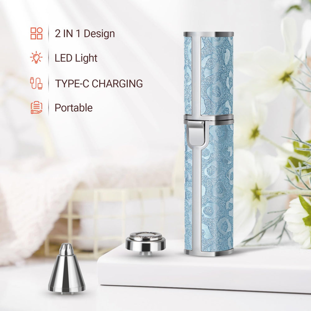 YLYYCC LED-light USB charging trimmer delivers precise visibility in low light.