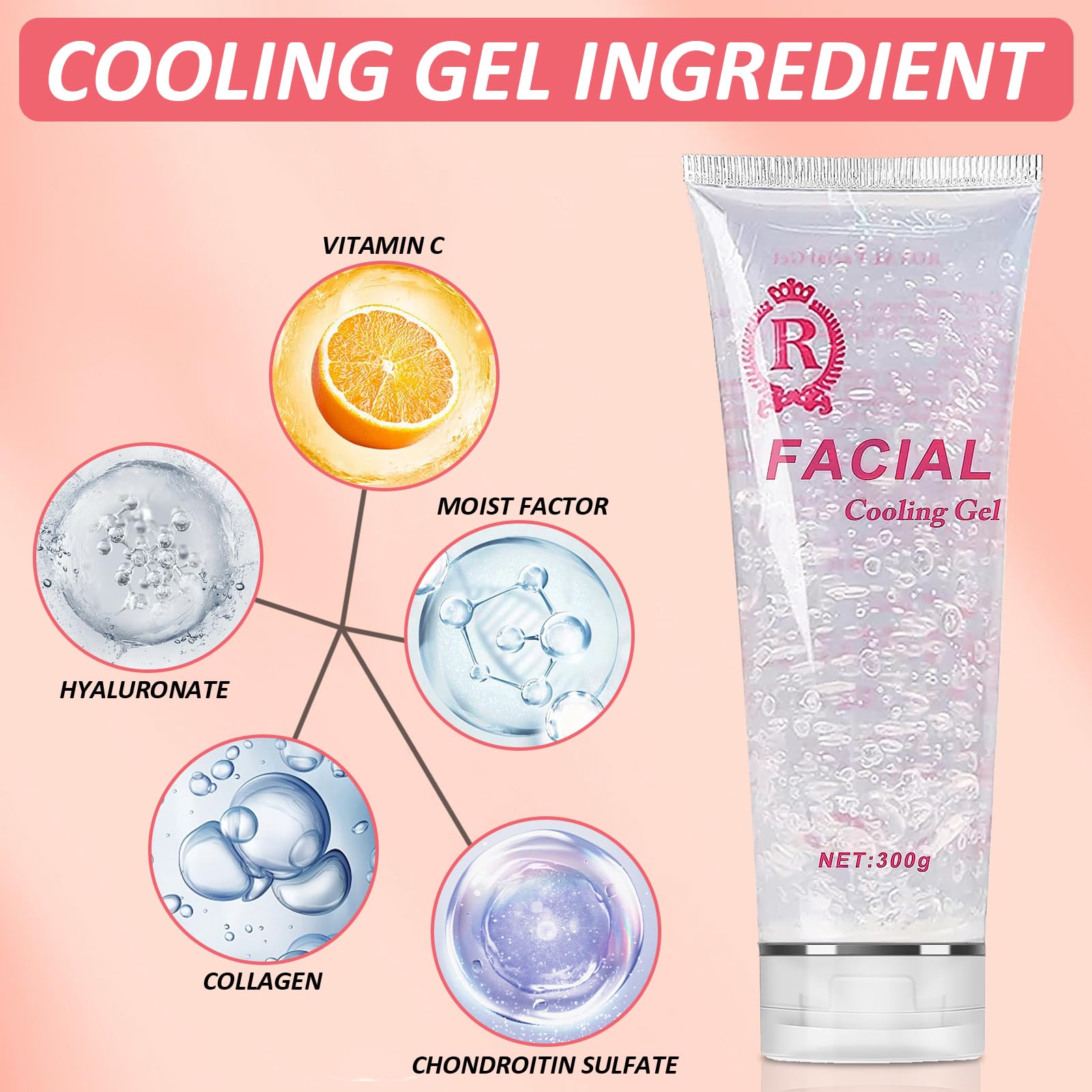 YMEYFAN Gel Conductivo Nutrición con ácido hialuronico, hidratación profunda.