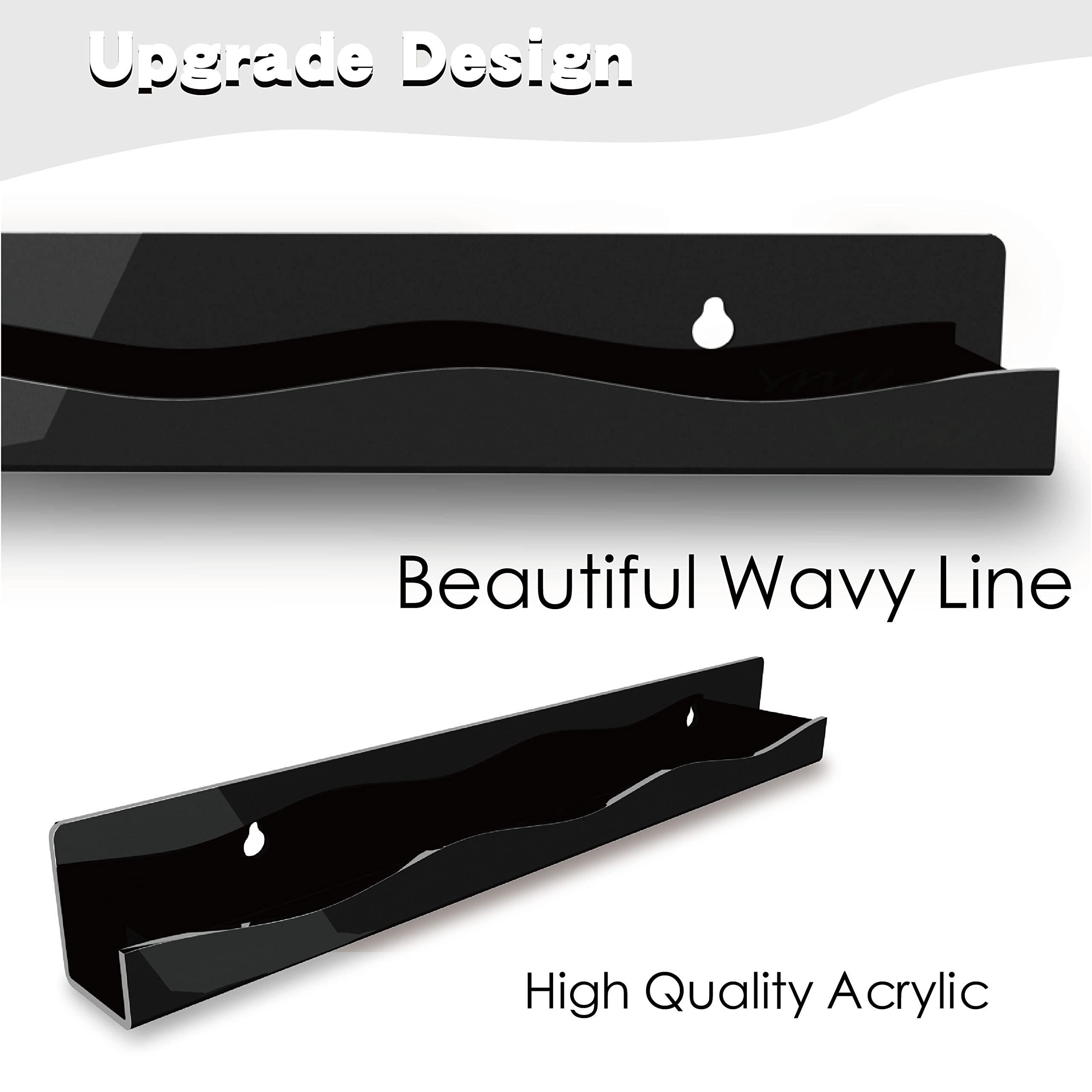 YMVV nail polish rack mounting holes enable easy installation