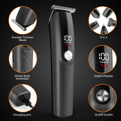 Ynasen Trimmer combs included for even length control.