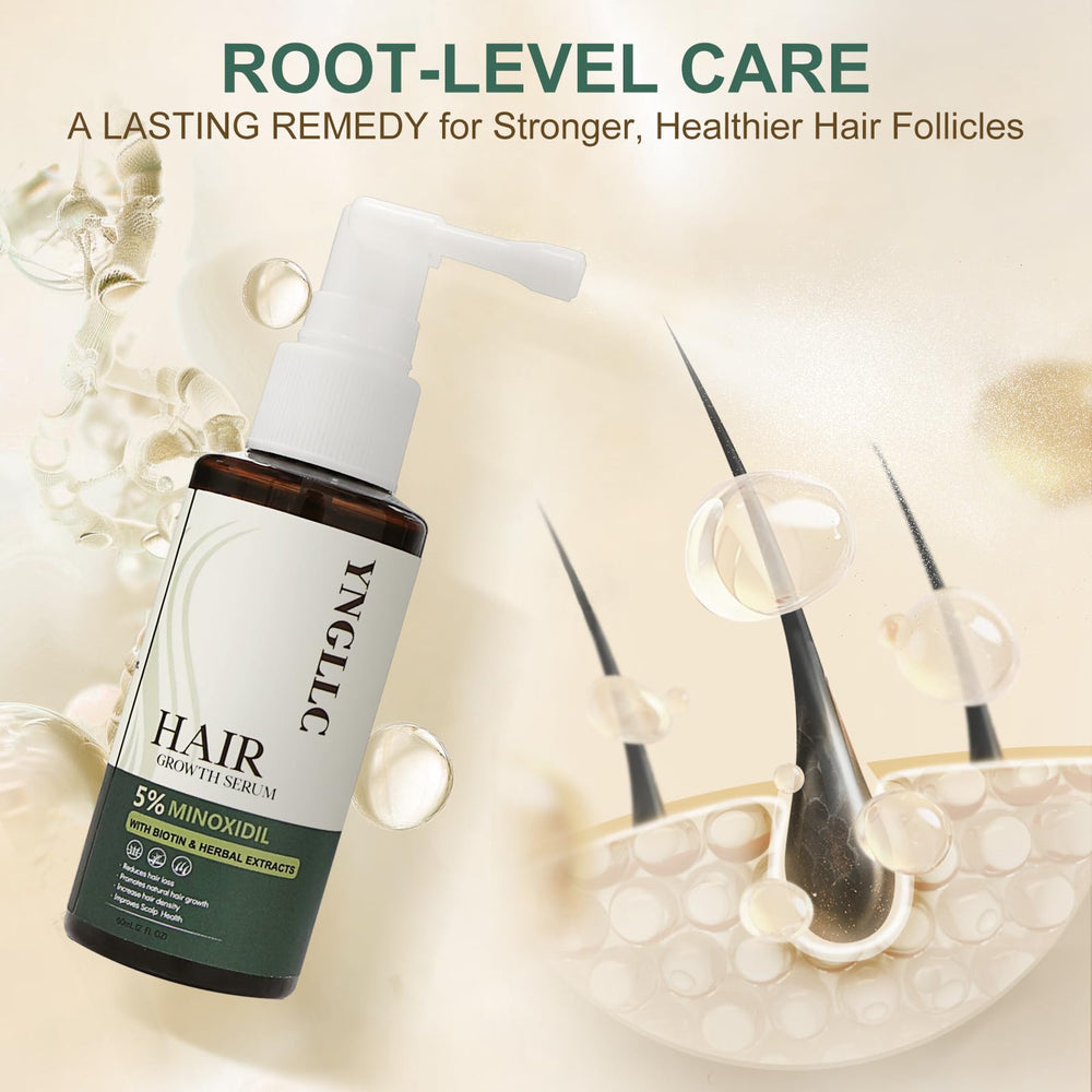 YNGLLC lightweight, non-greasy formula absorbs quickly into the scalp.