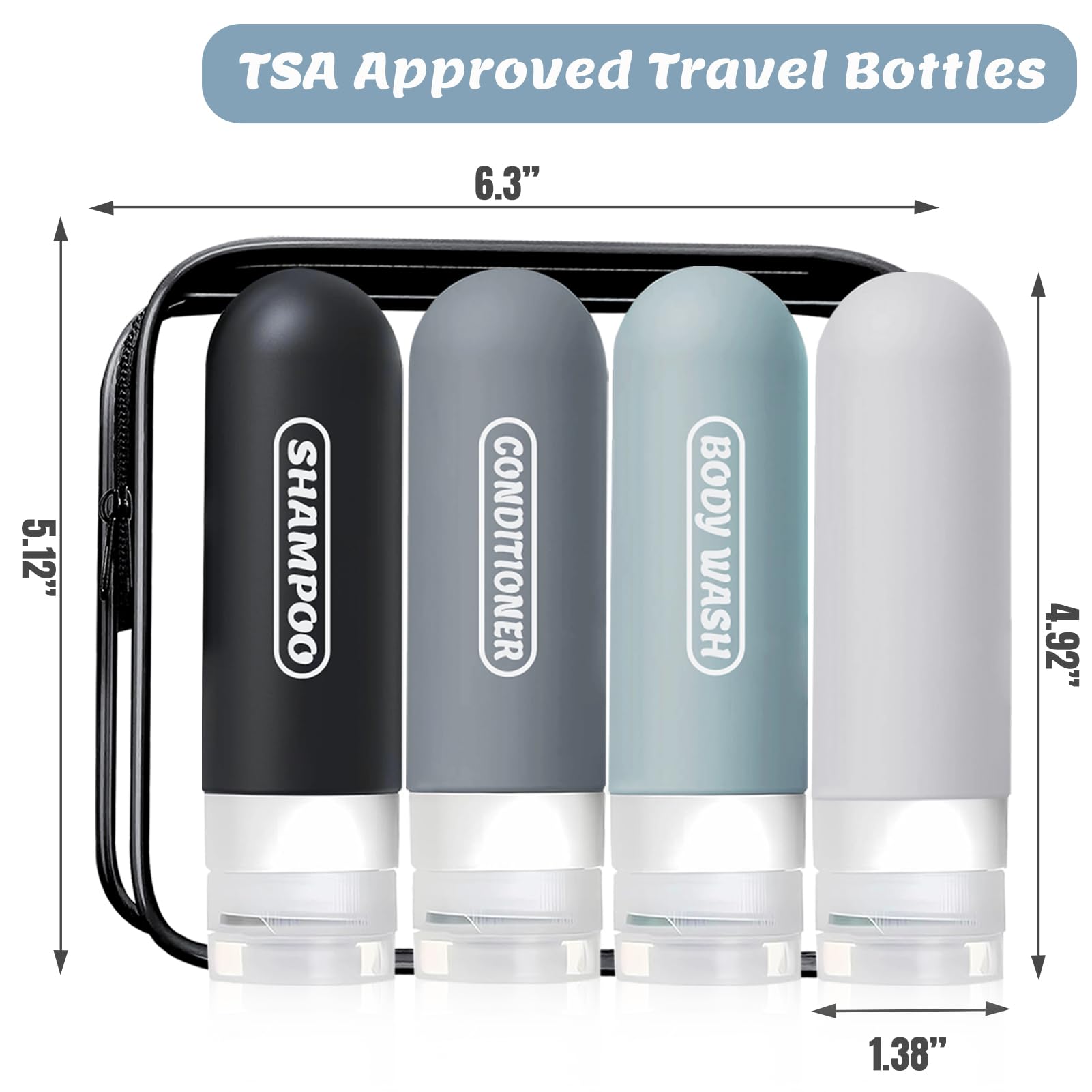 YNSHOUNA blank bottle for personalized labeling.