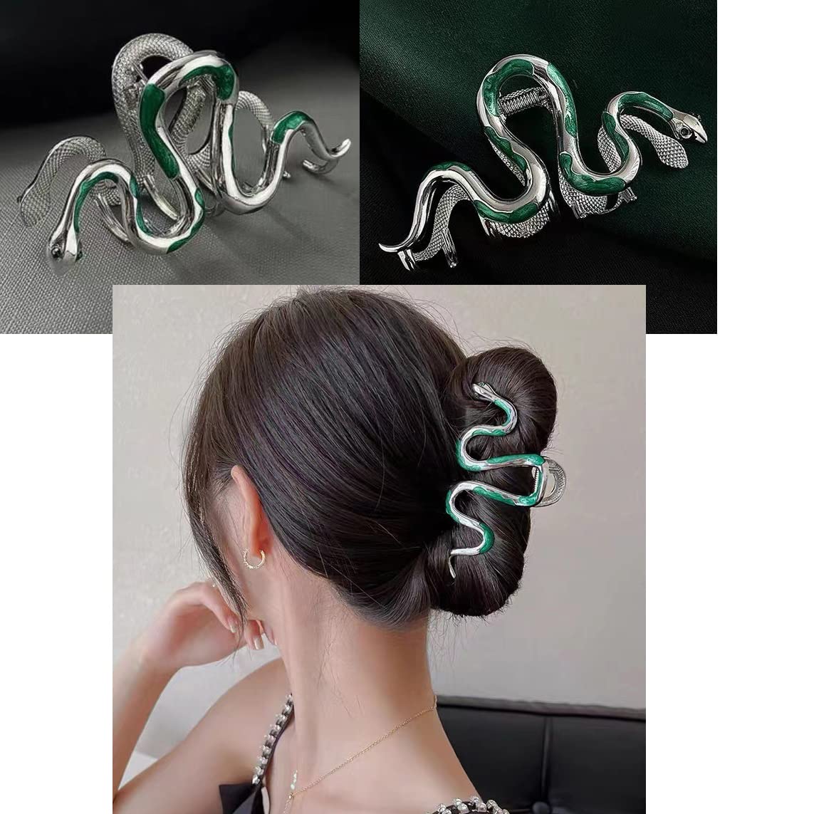 Ynxee 4.3-inch sturdy metal hair clip for thick hair.