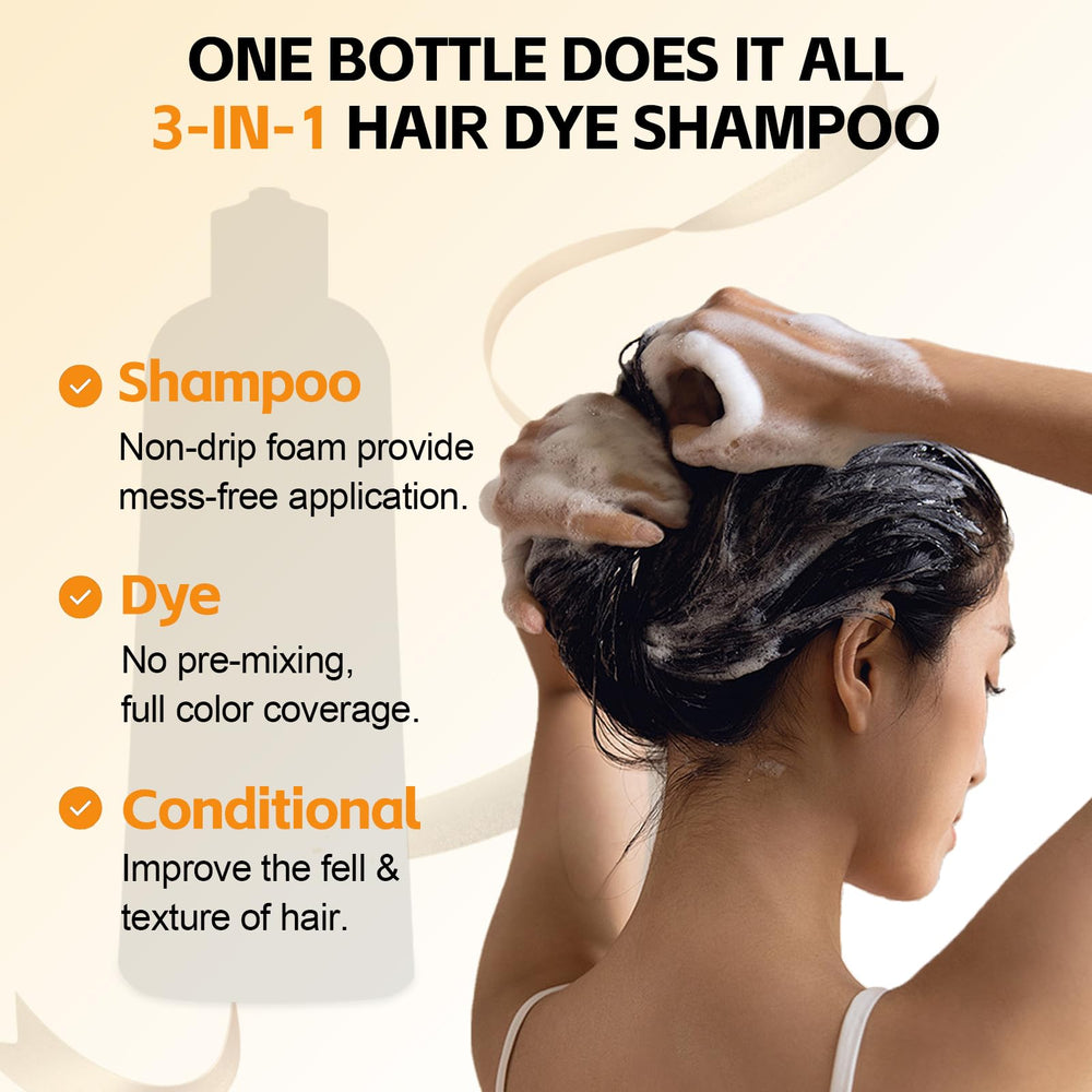 Yocisku dye shampoo rich lather for even coverage