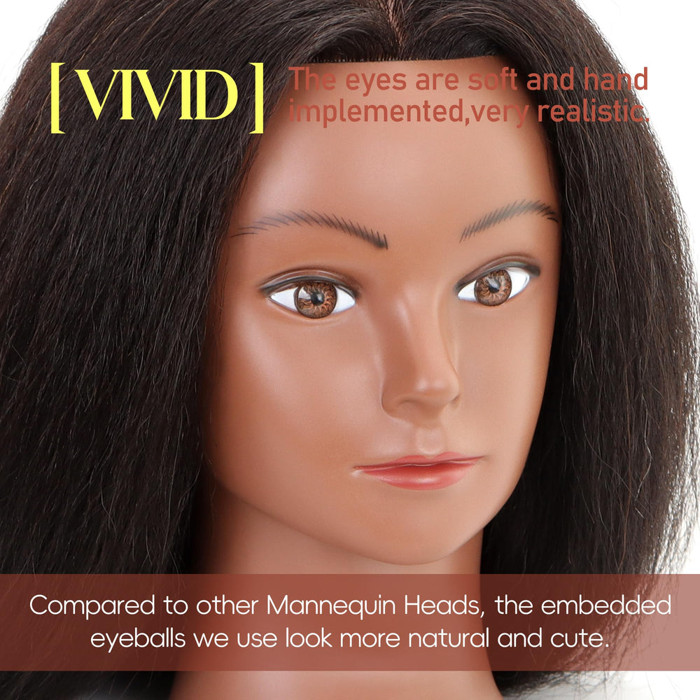 YODIDI mannequin head braiding practice set for skill development