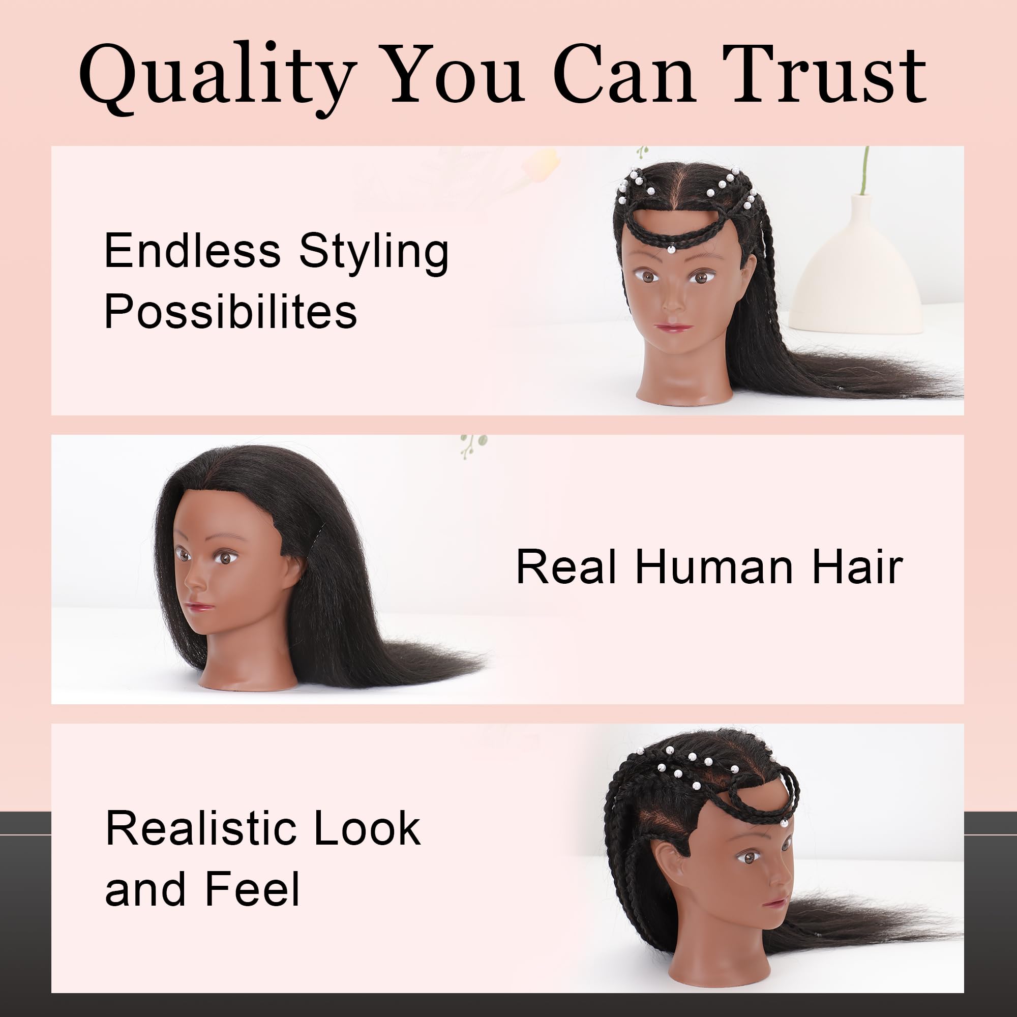 YODIDI mannequin head for cutting and styling training sessions