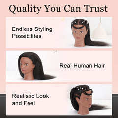 YODIDI mannequin head for cutting and styling training sessions